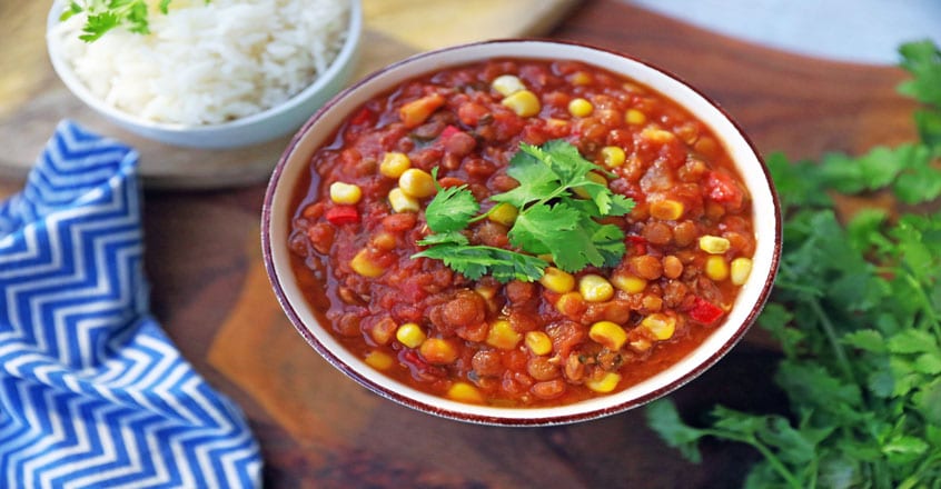 One Pot Plant-Based Lentil Chili