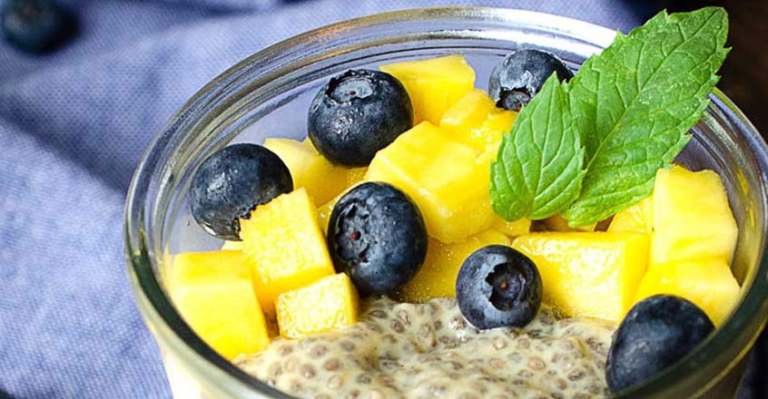 Easy Mango Chia Pudding