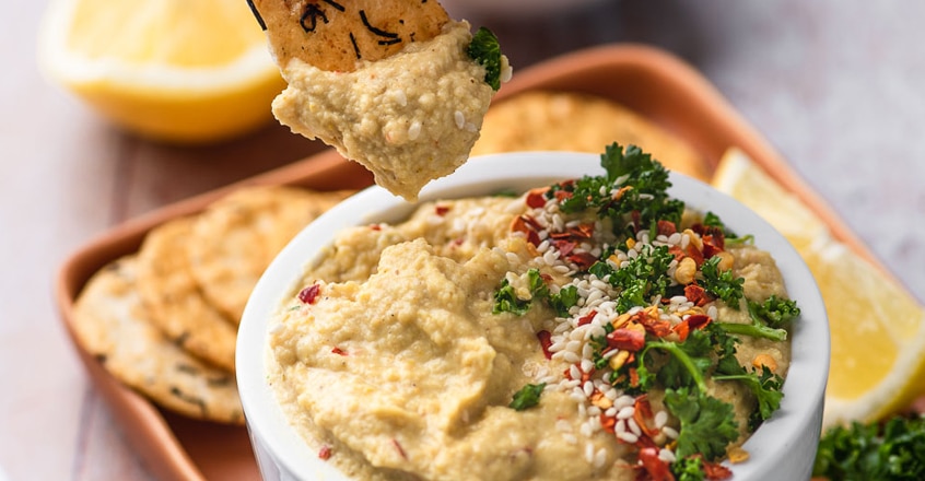 Oil-Free Curry Hummus