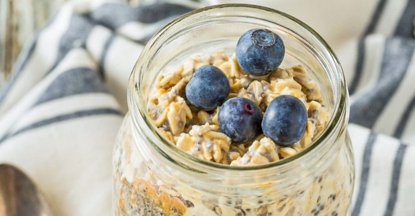 Avena nocturna poderosa con quinua