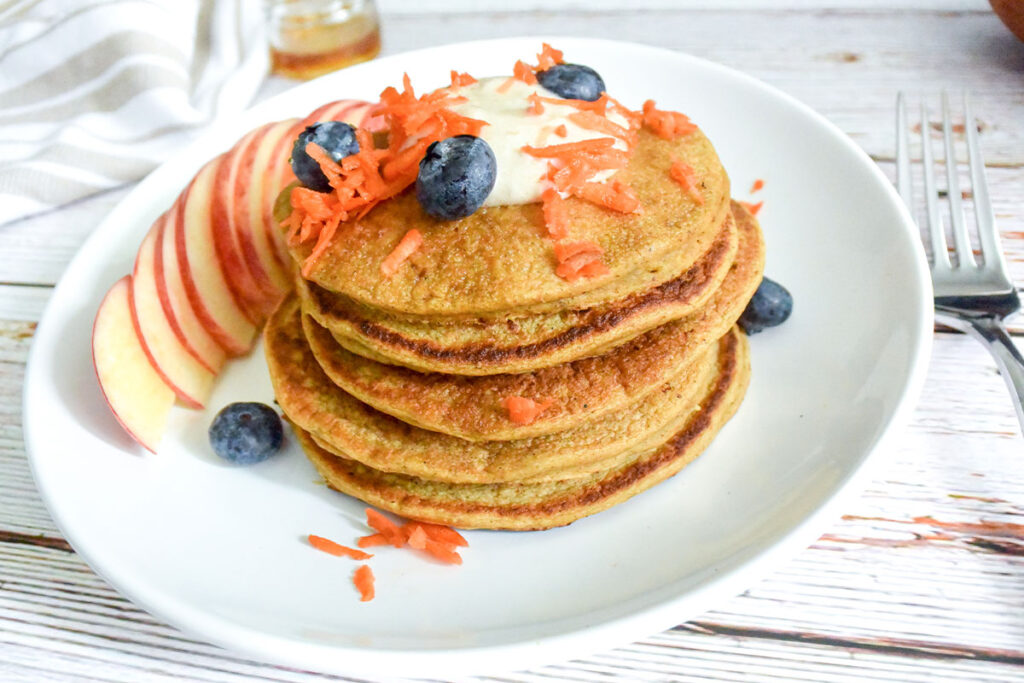 Carrot Cake Oatmeal Pancakes - Center for Nutrition Studies