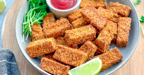 Nuggets crujientes de tofu