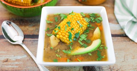 Colombian Ajiaco Potato Soup