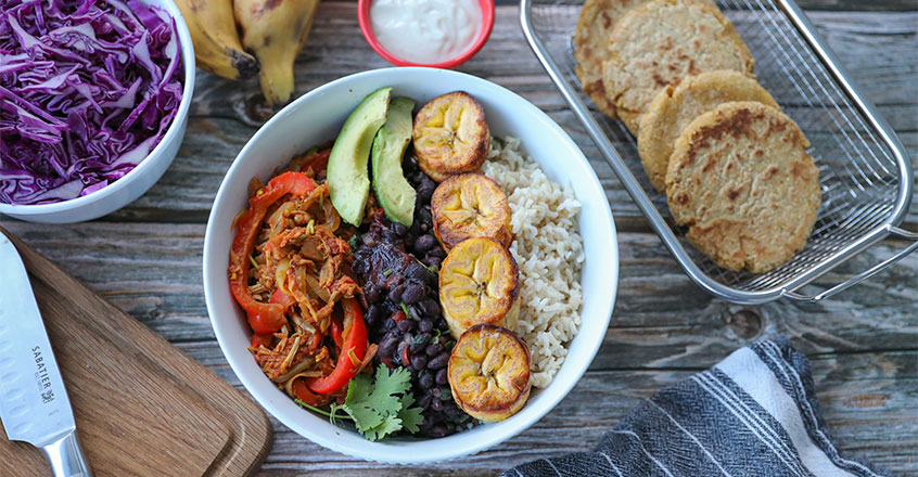 Pabellón criollo vegano