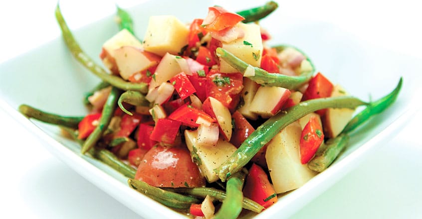 Late Summer Potato Green Bean Salad