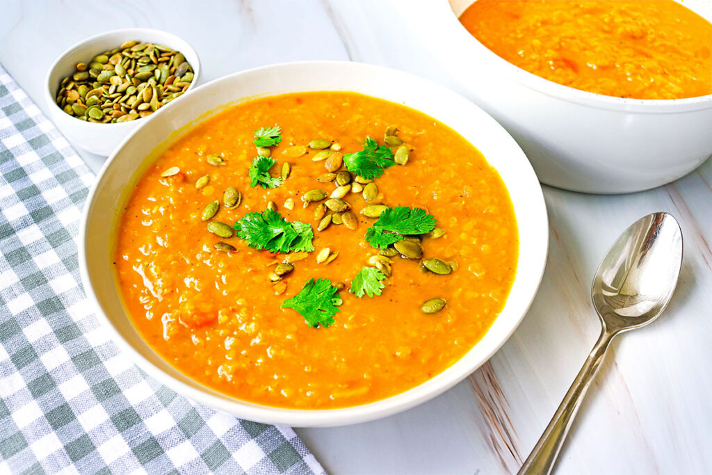 Pumpkin Lentil Soup - Center for Nutrition Studies