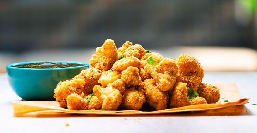 Bite-size Cauliflower Nuggets