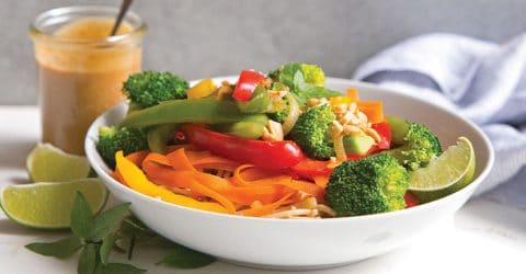 Nutty Noodles with Vegetables