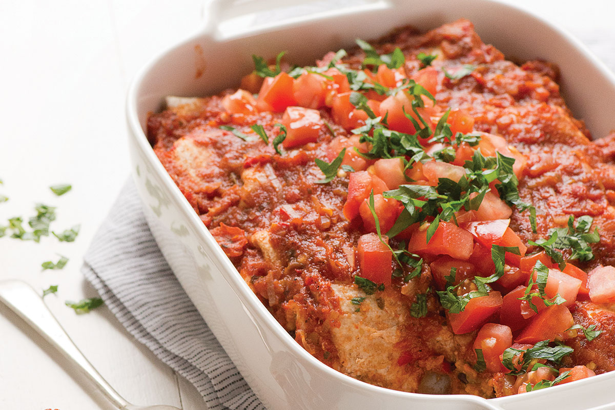 Enchiladas de batata