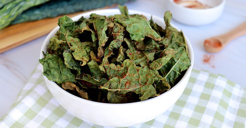 Oil-Free Crunchy Kale Chips