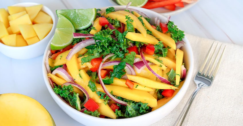 Mango Ceviche With Kale