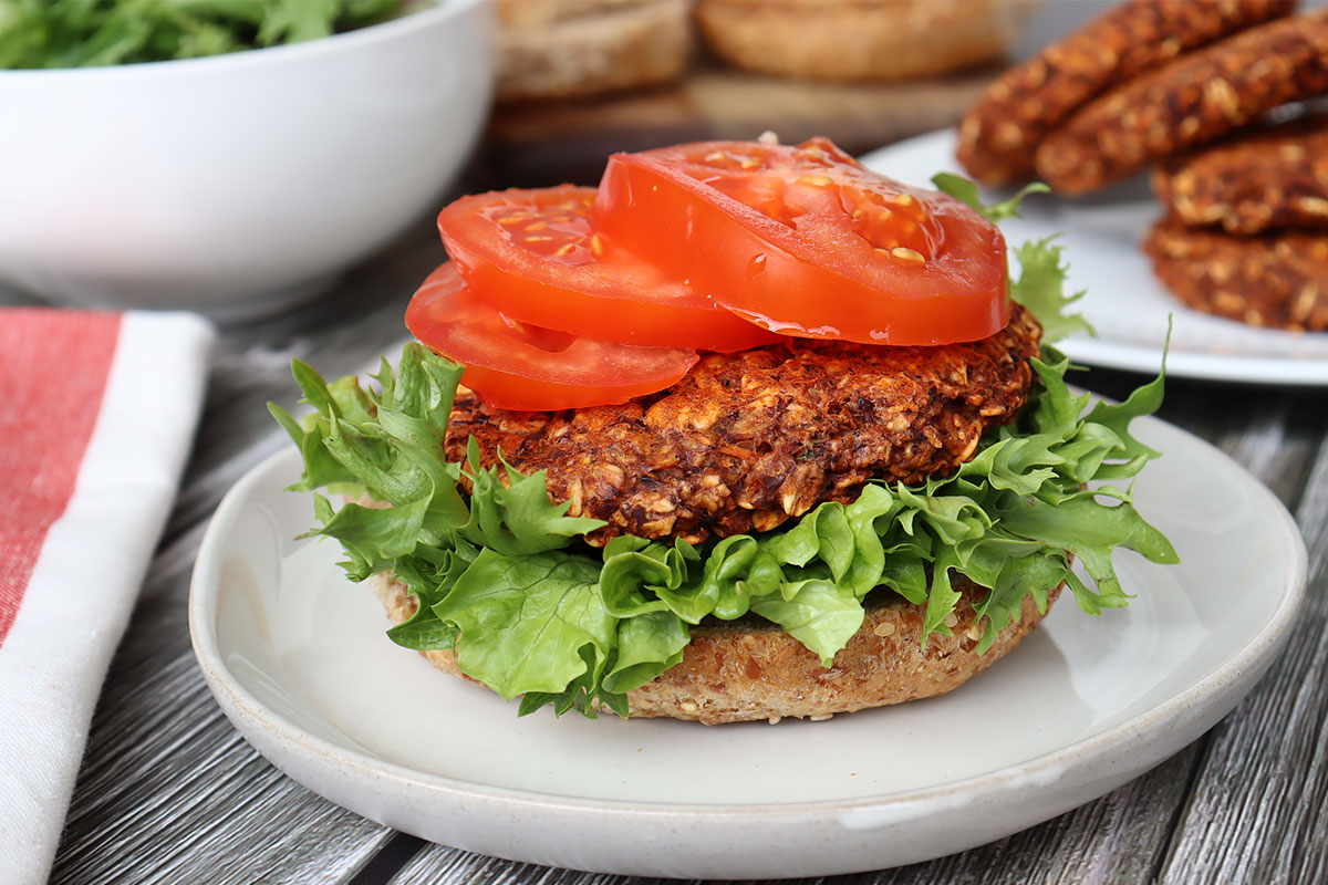 Mini hamburguesas veganas