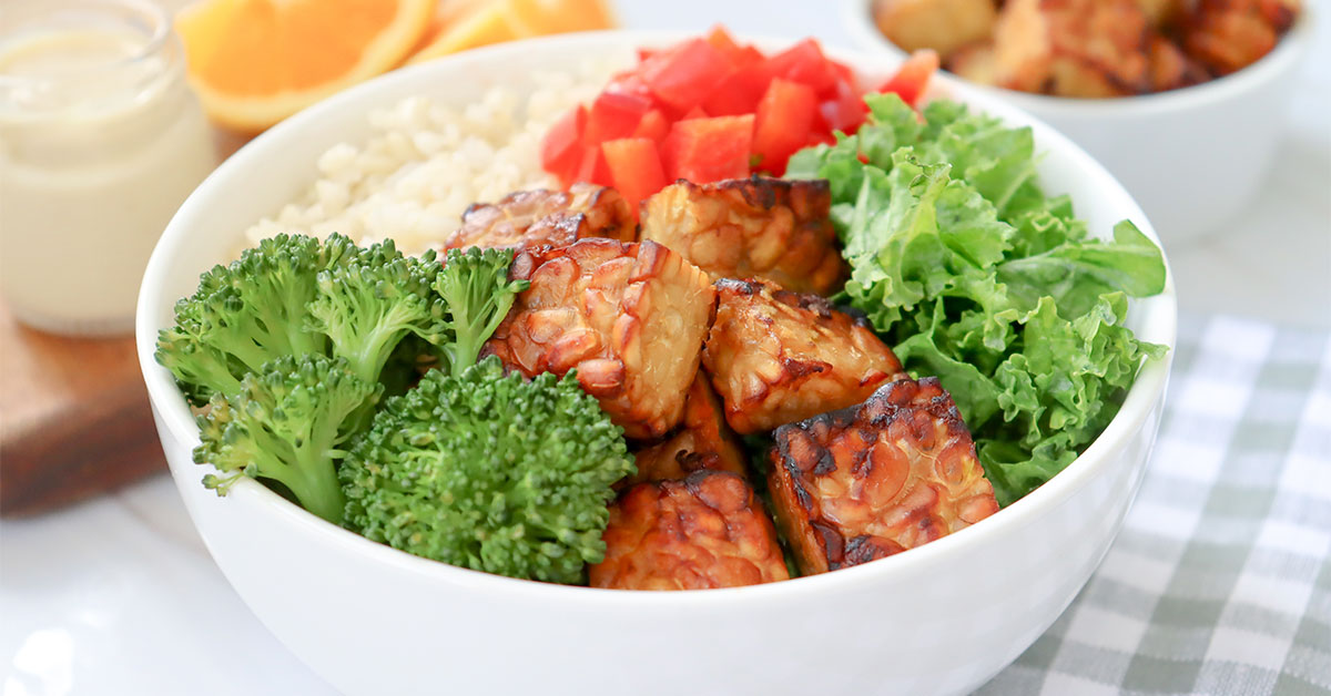 Tempeh With Ginger Marinade Center for Nutrition Studies