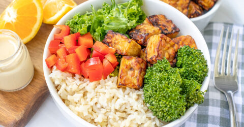 Tempeh With Ginger Marinade