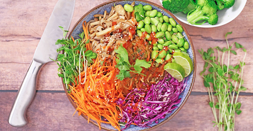 Sweet Potato Noodle Bowl