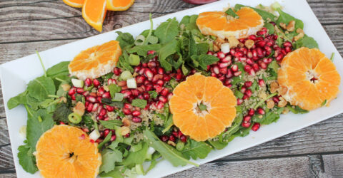 Pomegranate Orange Quinoa Salad