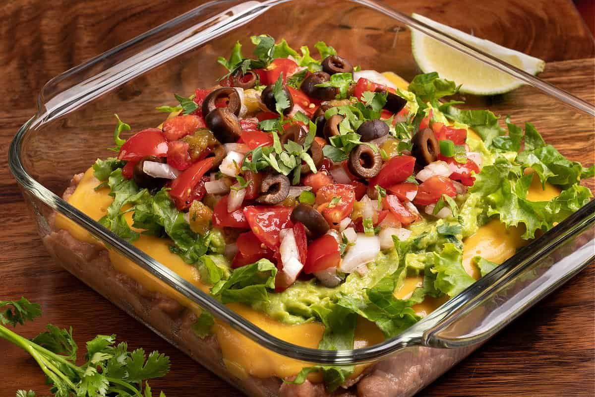 Plant-Based Mexican 7-Layer Dip