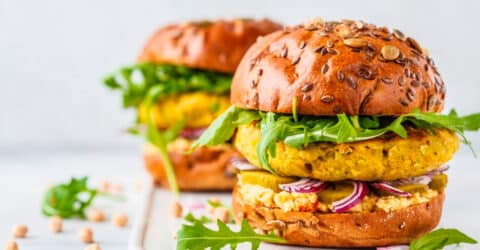 Spicy Chickpea Burgers
