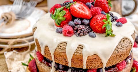 Healthy Vegan Buckwheat Cake