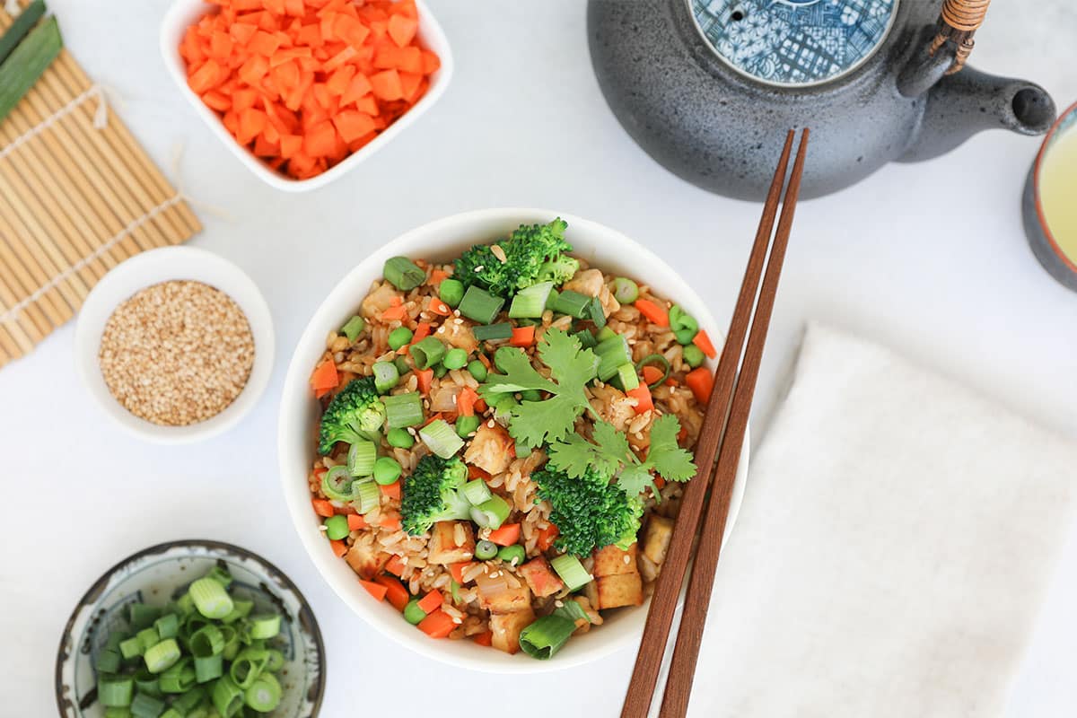 Vegetable Fried Rice - Center for Nutrition Studies