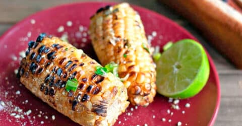 Grilled Vegan Mexican Street Corn