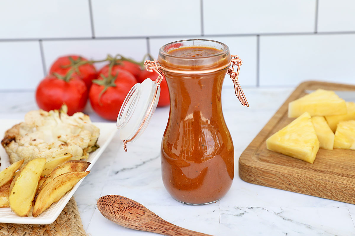 Salsa barbacoa de piña