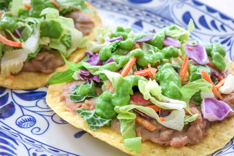 Pinto Bean Tostadas With Avocado Salsa Center for Nutrition Studies