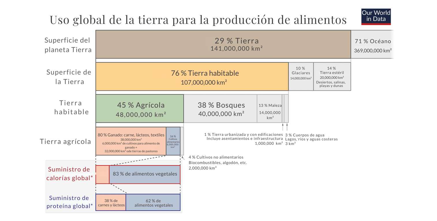 food production land use graph