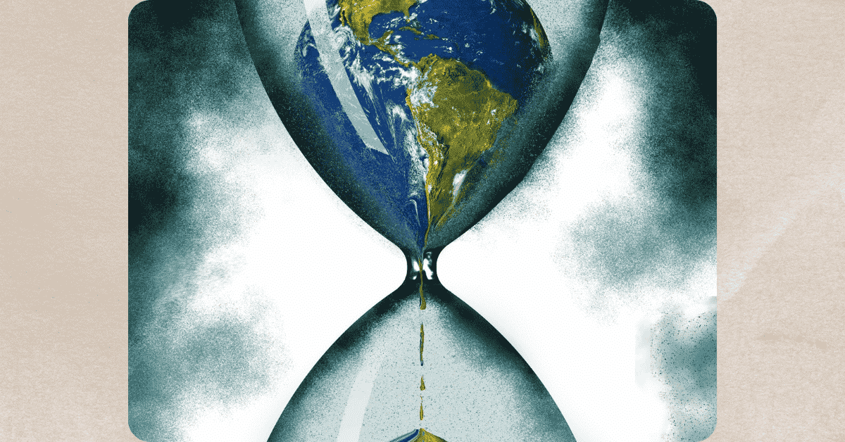 Tipping points hourglass