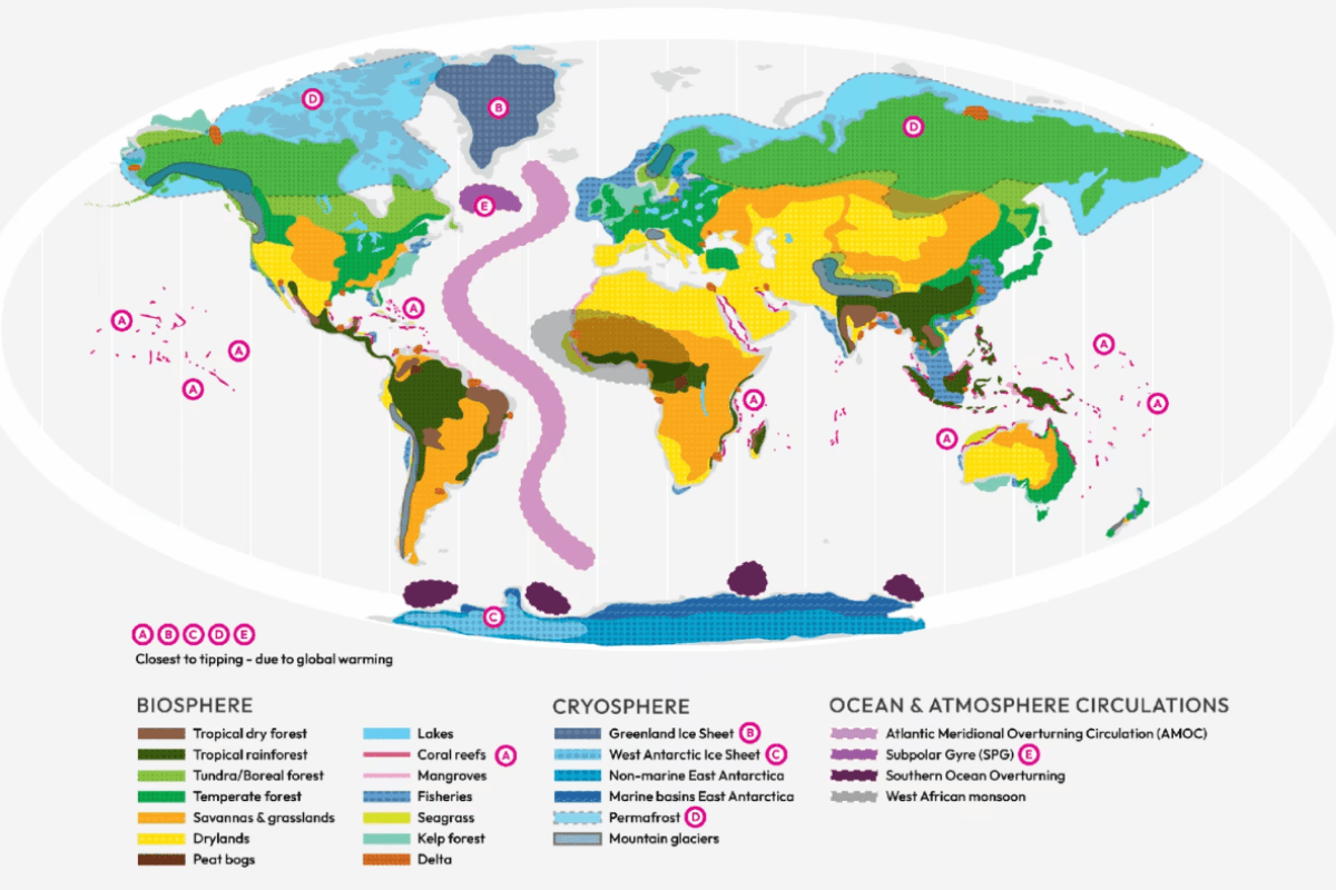 Tipping points map one